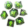 Dados de Resina Longan para D&D Producto Más Vendido en Amazon Grupo de Corredores Coc Cápsulas D20-D47