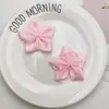 6cm Forma de Estrella de Cinco Puntas con Esquinas Afiladas Flor de Cinco Pétalos Accesorios Cosidos a Mano DIY Pasador Diadema Accesorios para Ropa Accesorios