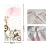 Suministro Exclusivo Transfronterizo de Temu Amazon Shein de Funda Decorativa de Puerta de Habitación Elástica de una Pieza, Cubierta de Puerta con Temática de Animales Fácil de Instalar
