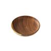 Fabricante de Cuencos Redondos para Condimentos y Palillos de Nogal Sudamericano, Madera de Acacia Corta Base Plana Madera Maciza Gruesa Envío Transfronterizo