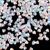 Lentejuelas Doradas Ab Mezcladas con Forma Especial Copo de Nieve Corazón Perlas Láser Pegamento para Fundas de Teléfono Móvil DIY Lentejuelas Rellenas de Cáñamo Fluyente