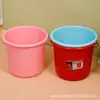 Fabricantes de Cubetas de Plástico Cubeta Redonda de Plástico Engrosada Portátil Cubeta para Almacenamiento de Agua para Lavado de Autos del Hogar del Estudiante Cubeta Imprimible