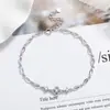 Transmisión en Vivo Popular Pulsera de Dos Quilates Estilo Bolso de Princesa Imitación Moissanita para Mujer Pulsera Versátil de Nicho Temperamento Joyería de Mano