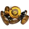 Luz de Seta Elétrica Redonda para Triciclo, Luz de Seta Dianteira, Luz de Seta para Motocicleta 48-72V