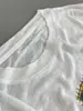 Camiseta de Lyocell Tencel Estilo Coreano con Estampado de Perros Versión Holgada Cuello Redondo Delgado Manga Larga Protección Solar Verano Nuevo Top para Mujer