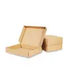 Caja de Avión Cartón para Ropa Lista para Usar Caja de Embalaje Comercio Electrónico Transfronterizo Entrega Cartón Kraft Caja de Embalaje Express Embalaje