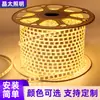 Fita de LED 2835-12-180 luz oblíqua três fileiras de chip fita externa à prova d'água luzes decorativas de feriado