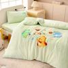 Tipo Otoño e Invierno una Manta de Felpa de Leche Bordada Cubierta de Cama de Guardería Juego de Tres Piezas Relleno de Colcha de Algodón para Niños Juego de Seis Piezas