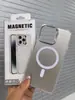 Nova Capa Magnética IMD Galvanizada para Celular iPhone16 Capa Dura para Apple 17/18 Promax Capa Protetora Gravada a Laser