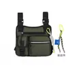Chaleco de Trabajo Funcional de Moda Personalizado Bolso de Pecho Chaleco Reflectante Personalizable Portátil Bolsa de Chaleco para Calle al Aire Libre para Hombre
