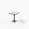 Sofa de Booth para Restaurante Temático Estilo Sudeste Asiático, Conjunto de Mesa e Cadeiras de Madeira Maciça e Rattan para Restaurante de Chá Comercial, Tendência Popular Online