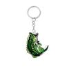 Llavero para Amantes de la Pesca con Percha Acrílica Llavero Multifuncional Regalo Decorativo para Hombres Mujeres