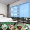 Cortina de baño impermeable, para oficina, balcón, parasol, enrollable, sin perforaciones, para inodoro