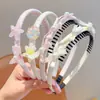Diadema de concha de estrella de mar color macarrón con dientes antideslizante para niñas ambiente de playa accesorios para el cabello diadema infantil