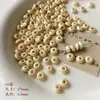 Versátiles Pulseras de Madera Maciza con Cuentas Retro Cuentas Sueltas Material para Collar Pulsera Hecho a Mano Cuentas Espaciadoras Accesorios de Joyería