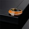 Anillo de apertura de aceite con gota de oro de 18 quilates chapado en joyería con microincrustaciones de circonita de cobre de moda europea y americana de fuentes transfronterizas antiguas y australianas