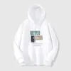 Nova Chegada de Outono Moletom de Marca Tendência Masculino 2026 Jaqueta Novo Estilo para Outono e Inverno, Engrossado com Estampa Vintage e Capuz