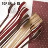 Shangjin Otoño e Invierno Estilo Coreano Vintage Ramo de Flores de Cinta de Lunares Cinta de Pajarita Material de Empaque Floral