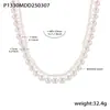 Xinyixin selección fina de collar de cuentas diseño de nicho cadena de collar de cuentas pendientes anillo fabricantes venta al por mayor joyería de acero de titanio