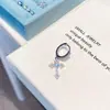 Brilhantes Brincos de Cruz com Zircônia Micro-Incustada Aço Titânio Design de Nicho Brincos Personalizados de Alta Qualidade para Homens e Mulheres
