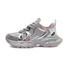 Zapatos de papá únicos resistentes al desgaste que aumentan la altura para mujer, nuevos zapatos deportivos casuales versátiles ligeros de color plateado y transpirables, disponibles para dropshipping