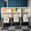 Sala de estudo divisória imersiva mesa de estudo compartilhada mesa de treinamento extracurricular paga e cadeira mesa de estudo para pós-graduação fechada