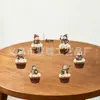 Banderín navideño y de cumpleaños transfronterizo, decoraciones para fiestas con temática de muñeco de nieve, banderín de letras, adornos colgantes en espiral, adornos para pasteles y arreglos decorativos