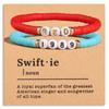 Nuevo Pulsera de Inspiración Taylor Transfronteriza Traje Swiftie Eras Pulsera de Amistad con Letras Inglesas Joyería de Arcilla Suave