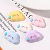 Acessórios de resina de nuvem de gota de chuva fofos material para capa de celular diy cola cremosa grampo de cabelo cordão para cabelo caixa de armazenamento de joias