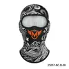 Mascarilla facial digital impresa de cara divertida para hombre, transfronteriza, para otoño e invierno, a prueba de viento para exteriores, engrosada, forrada de polar, cálida, adecuada para ciclismo y esquí