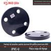 Padrão nacional padrão americano UPVC Blind Plate Grau industrial pvc-u Flange Cover Blocking Plate Chemical Pipe Plastic Fittings Resistente a ácidos e álcalis