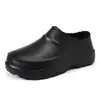 Pantuflas cerradas con forro de felpa para hombre, nuevo modelo invierno 2026, resistentes al desgaste, antideslizantes, de suela gruesa, con talón cerrado, zapatos especializados para chef para uso en el trabajo y la cocina