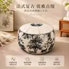 Bolsa de almacenamiento de nuevo estilo para ropa vieja, ropa de cama y edredones; otomanas de almacenamiento de cuero para sala de estar y dormitorio; banco de almacenamiento para zapatos; almacenamiento de sofá