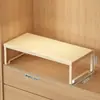Estanterías para gabinetes, separadores para armarios, estantes de almacenamiento expandibles para clósets, separadores para gabinetes de cocina y estantes de almacenamiento para zapateros