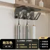 Suporte para Escova de Dentes Rack de Armazenamento Gabinete de Parede para Banheiro Rack para Pasta de Dente Copo para Enxaguante Bucal Suporte para Escova de Dentes Sem Furos Rack de Drenagem