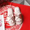 Pantuflas de boda para mujer, nuevo par festivo de verano, rojo, de seda, para dote, antideslizantes, fabricantes de artículos para el hogar, venta al por mayor, hombre