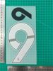 Ropa para Niños 25-26 Corinthians de Visitante Colección Plata Pegatinas de Transferencia de Calor A+ para Números y Letras