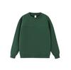 Camiseta de Manga Larga Patchwork Color Sólido de Peso Pesado para Primavera y Otoño de 380g, Sudadera Casual de Estilo Japonés con Cuello Redondo para el Trabajo, Personalizable