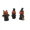 Abóbora Mini Diabinho Estilo Cavalheiro Decoração de Estatueta Atmosfera de Casa Decoração de Mesa de Festa Ornamento