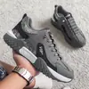 Sapatos casuais masculinos, novo estilo, cadarço em retalhos, boca rasa, tênis de corrida respirável, respirável para o dia a dia, sapatos casuais da moda