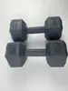 Halter de cimento fixo hexagonal fitness em casa homens e mulheres através do tamanho halter levantamento de peso halter para emagrecer