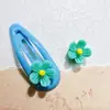 Popular Flor de Cinco Pétalos de Color Sólido 3D para Uñas, Lindo y Versátil Clip para Uñas y Cabello DIY Arte de Uñas Materiales Artificiales Venta al por Mayor