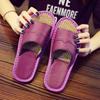 Sandalias y Pantuflas de Verano para Pareja para Interior para Hombre y Mujer Suela Blanda Silenciosas de Cuero para Piso de Madera Verano
