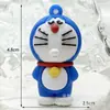 Boneca Jingle Cat de Desenho Animado Pingente Doraemon Pingente de Bolsa Boneca Doraemon Paisagismo de Aquário Homem Gordo Azul