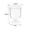Varios Platillos para Salsa Tazas Cuadradas Tazas para Mousse Plástico Transparente Vajilla Platos para Postre Platos Pequeños para Aperitivos de Fiesta con Cuchara