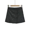 Pantalones de Seguridad Retro Americano Estilo Chica Picante de Doble Botonadura con Cremallera, Falda Bodycon de Lunares Línea A para Mujer, Nuevo Modelo Verano 2026