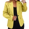 2026 Amazon WISH site independente mais vendido outono transfronteiriço blazer cardigã de manga comprida cor sólida para mulheres