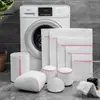 Bolsa para Lavar Ropa, Malla Fina para Suéteres de Lana, Antideformación, Lavable a Máquina para Ropa Interior, Sujetadores, Suéteres, Bolsa de Malla con Filtro Protector