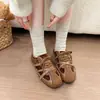 Zapatos de entrenamiento alemanes de suela blanda para mujer, diseño color block 2026, nicho, primavera y otoño, zapatos individuales versátiles, zapatos deportivos, estampado de leopardo, suela plana, zapatos de moda