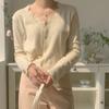 2024 Nuevo Suéter Tejido Estilo Suave Ropa Suéter para Mujer Primavera Top Corto Ropa Cárdigan Chaqueta de Manga Larga para Mujer